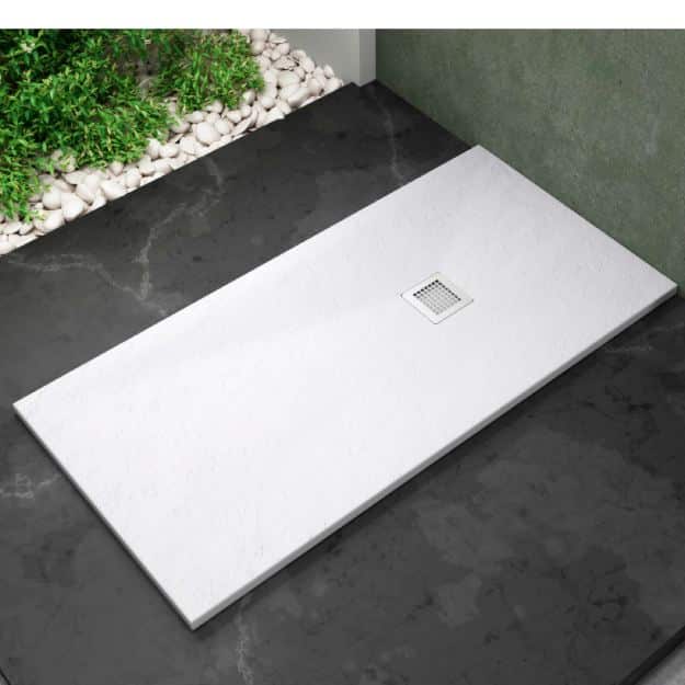 Plato de ducha de resina modelo Sevilla Blanco – mundoplatoducha