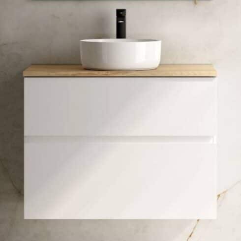 muebles de baño blanco madera